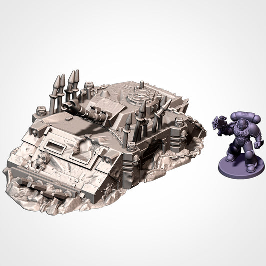 Destroyed Panzer & Tank Wrecks – Realistic Battlefield Ruins for Grimdark & Historical Wargames