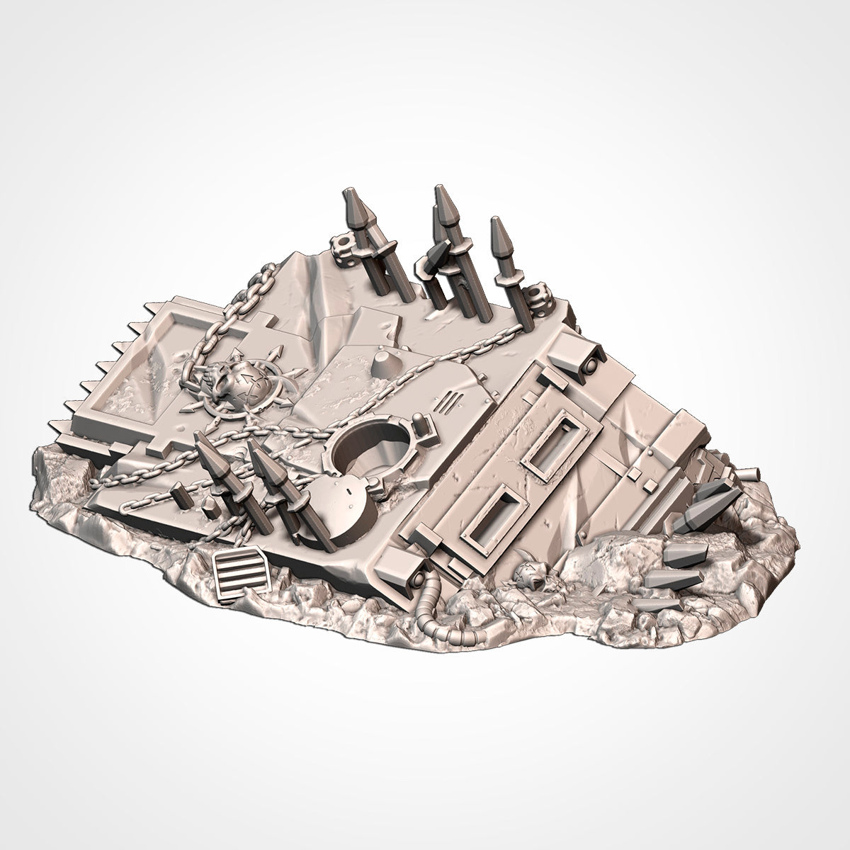 Destroyed Panzer & Tank Wrecks – Realistic Battlefield Ruins for Grimdark & Historical Wargames