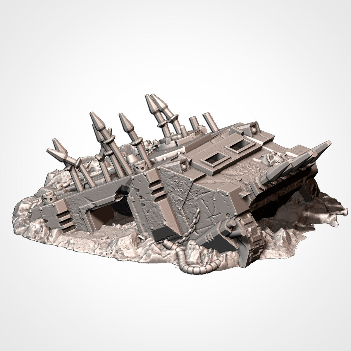 Destroyed Panzer & Tank Wrecks – Realistic Battlefield Ruins for Grimdark & Historical Wargames
