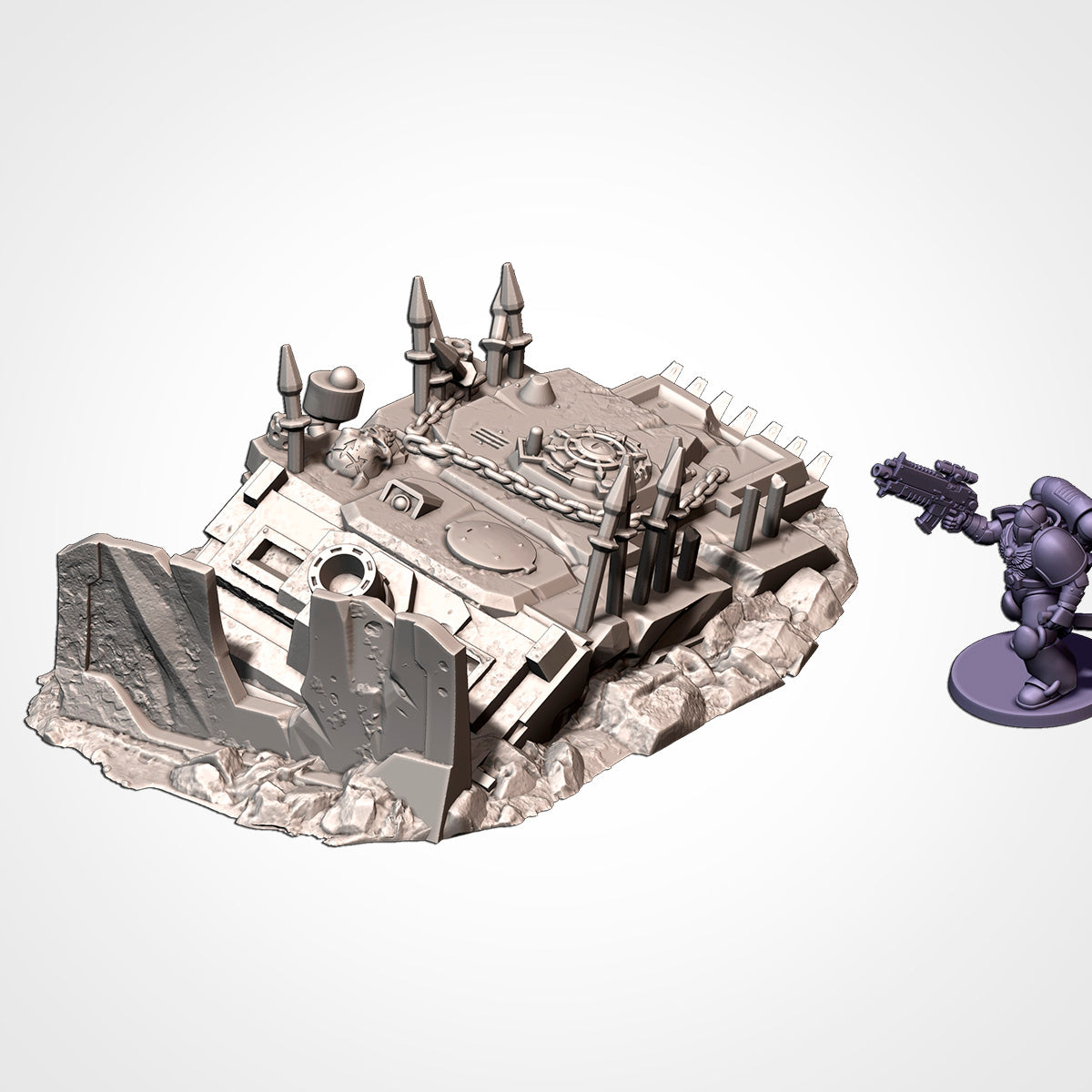 Destroyed Panzer & Tank Wrecks – Realistic Battlefield Ruins for Grimdark & Historical Wargames