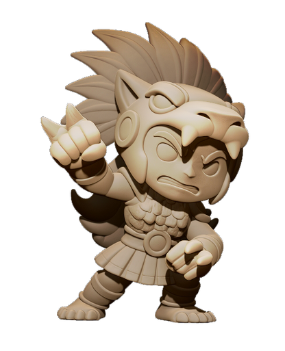 Chibi Amazons – Amazon Fantasy Football Team – High Quality Resin Miniatures – Big Head Chibi