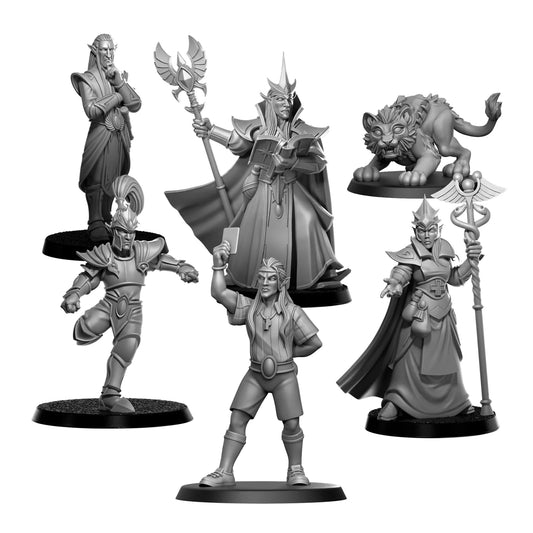 Lion Knights - High Elves - Team for Fantasy Football Miniature Tabletop Game - Punga Miniature - TheMajorLab