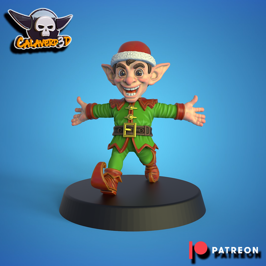 Santa´s little helpers Gnome team for Fantasy Football Miniatures Game Calaverd3D