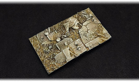 Egyptian Textured Square Bases for Miniatures – Txarli Factory Thematic Designs – Multiple Sizes & Themes