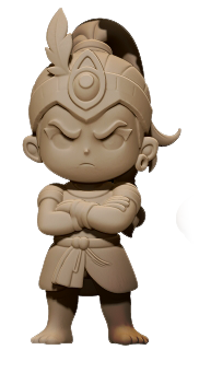 Chibi Amazons – Amazon Fantasy Football Team – High Quality Resin Miniatures – Big Head Chibi