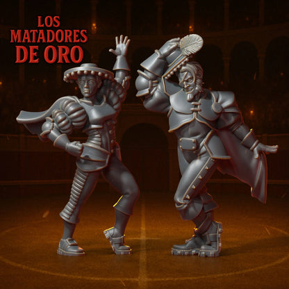 Los Matadores de Oro – Human – High Quality Miniatures for Fantasy Football Game – Punga Miniatures