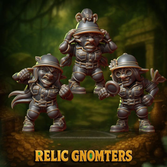 Relic Gnomters – Gnome – 21 High Quality Miniatures for Fantasy Football Game – Punga Miniatures