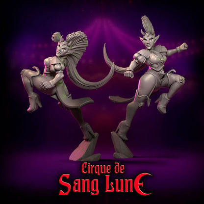 Cirque de Sang Lune Dark Elves Fantasy Football Team 20 High Quality Miniatures Punga