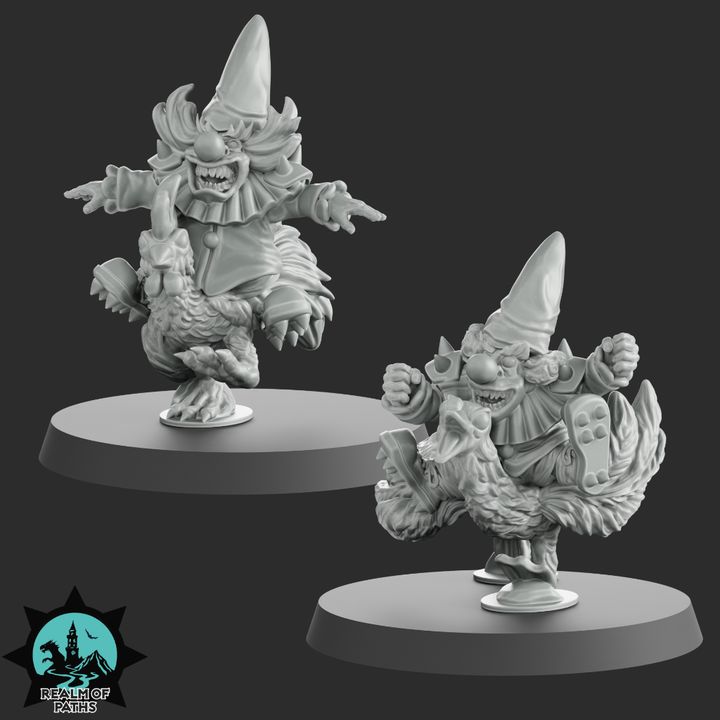 Gnome Circus Gnomedy Team for Fantasy Football Miniature Game Realm of paths