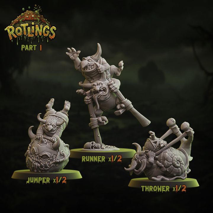 Runtlings - Runt Team for Fantasy Football Miniature Tabletop Game - UGNI Miniature - TheMajorLab