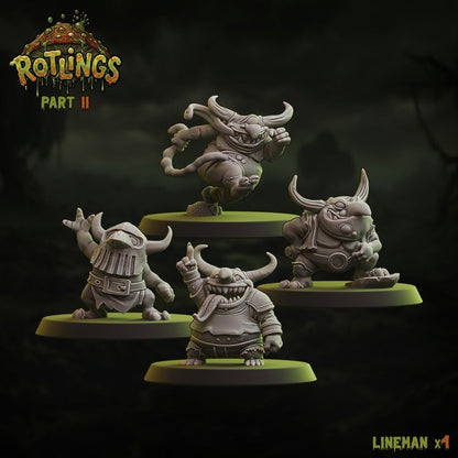 Runtlings - Runt Team for Fantasy Football Miniature Tabletop Game - UGNI Miniature - TheMajorLab