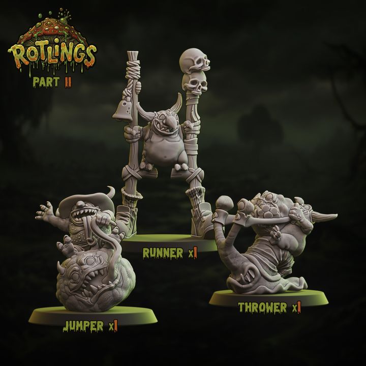 Runtlings - Runt Team for Fantasy Football Miniature Tabletop Game - UGNI Miniature - TheMajorLab