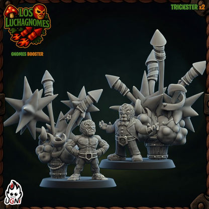 Los Lunchadores (Gnome Version) – Gnome – High Quality Miniatures for Fantasy Football Game – UGNI Miniatures