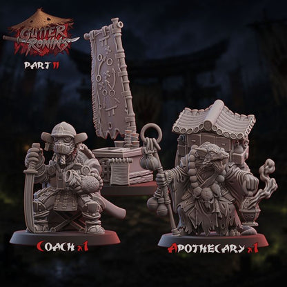 Gutter Ronins - Ratmen Team - UGNI Miniatures