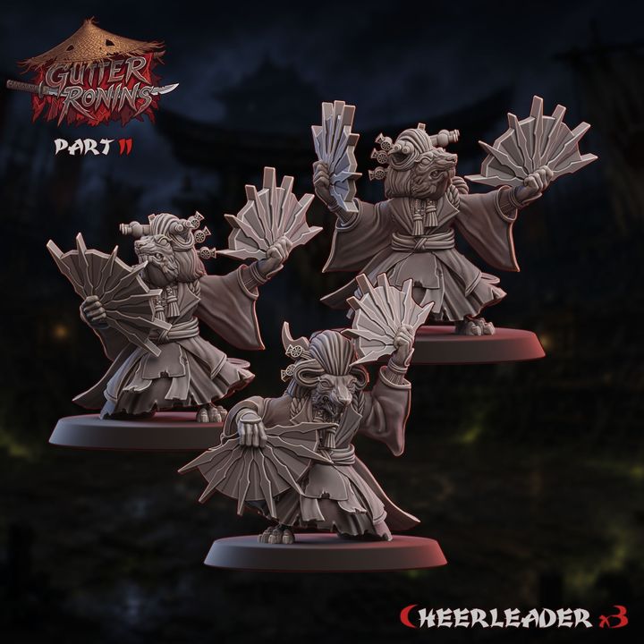 Gutter Ronins - Ratmen Team - UGNI Miniatures