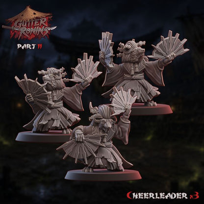 Gutter Ronins - Ratmen Team - UGNI Miniatures