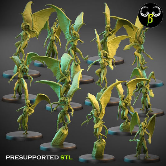Dark Raptors Squad - ClayBeastCreation - TheMajorLab