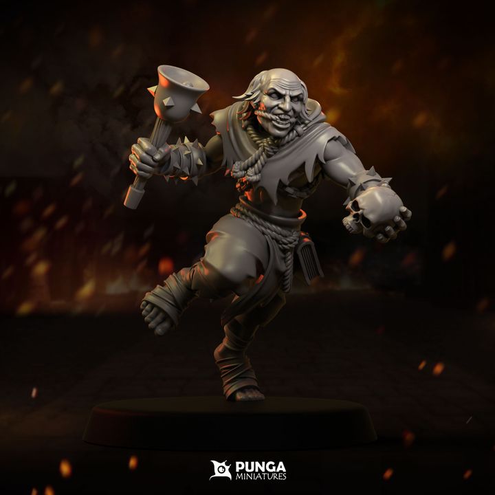 10x Flagelliants Human Warband Punga Miniatures