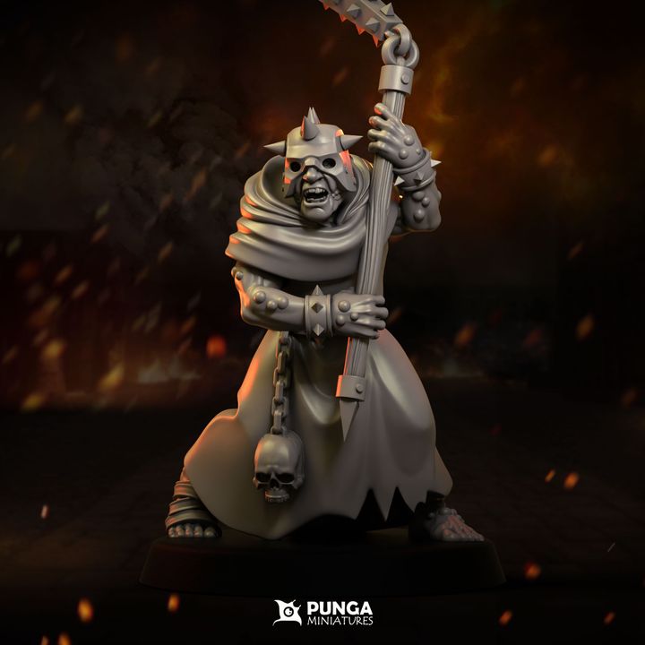 10x Flagelliants Human Warband Punga Miniatures