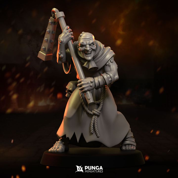 10x Flagelliants Human Warband Punga Miniatures