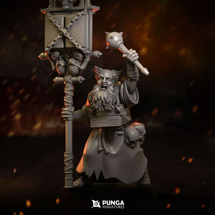 10x Flagelliants Human Warband Punga Miniatures
