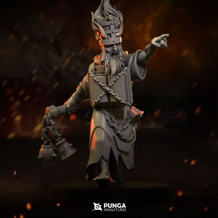 10x Flagelliants Human Warband Punga Miniatures