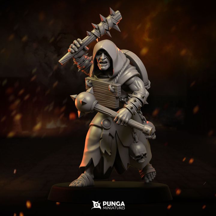 10x Flagelliants Human Warband Punga Miniatures