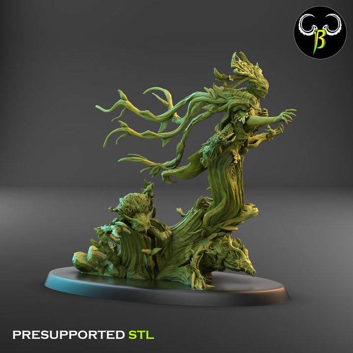 Forest awakener - Wood Elves - Feral Elves - Highlands Miniatures - TheMajorLab