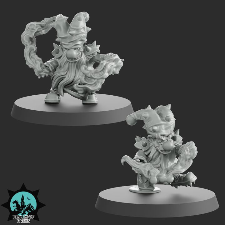 Gnome Circus Gnomedy Team for Fantasy Football Miniature Game Realm of paths