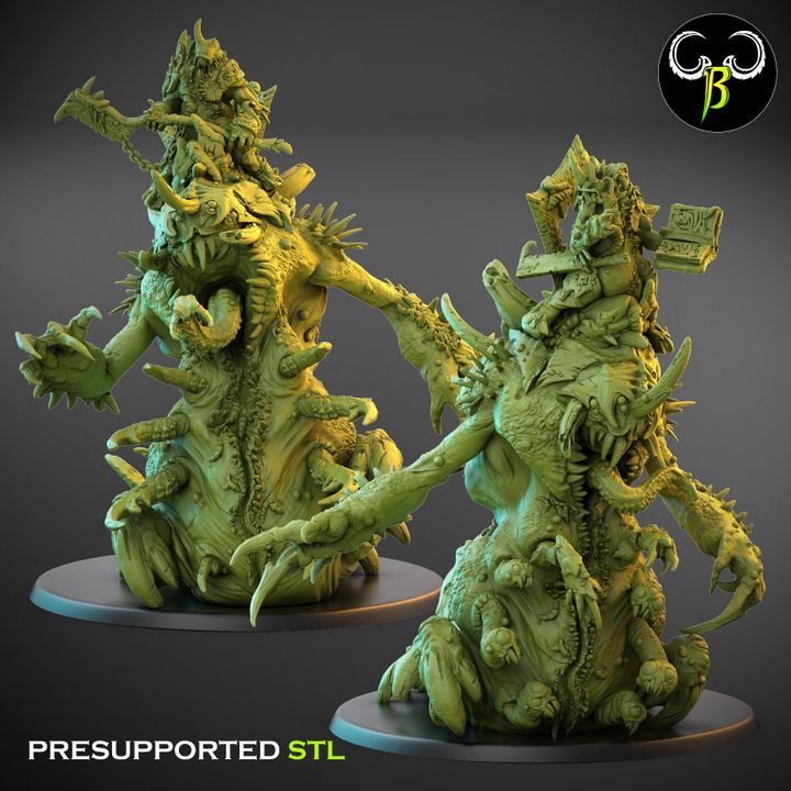Rotcrawlers Squad (2 Models) by Clay Beast Creations | Chaos Horror Miniatures for Dark Fantasy Wargames
