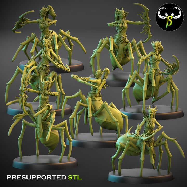 Spider God Favored Bow Squad - ClayBeastCreation