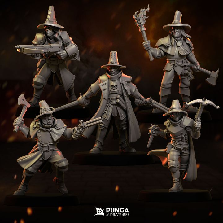 Witch Hunters Warband Punga Miniatures