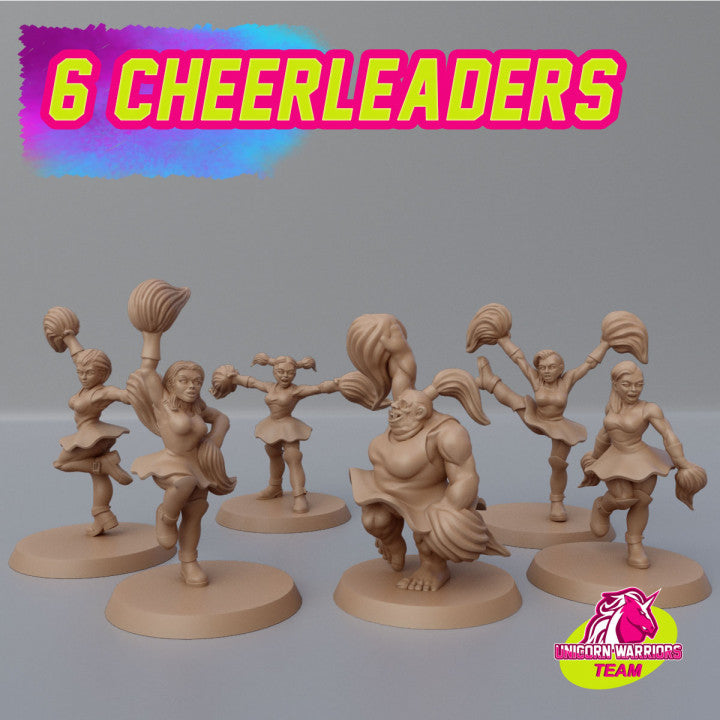 Unicorn Team Amazons Miniatures for Fantasy Football Tabletop Games Cosmondo