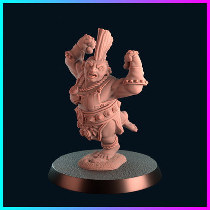 Boudiccas Bashers Dwarf team for Fantasy Football Miniature Tabletop Game Kool Kiwi