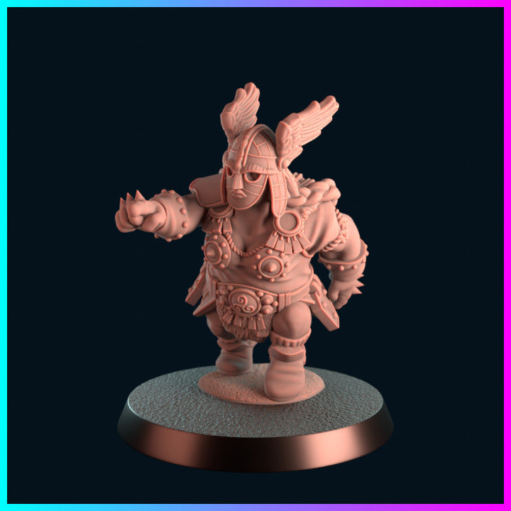 Boudiccas Bashers Dwarf team for Fantasy Football Miniature Tabletop Game Kool Kiwi