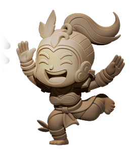 Chibi Amazons – Amazon Fantasy Football Team – High Quality Resin Miniatures – Big Head Chibi