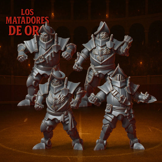 Los Matadores de Oro – Human – High Quality Miniatures for Fantasy Football Game – Punga Miniatures