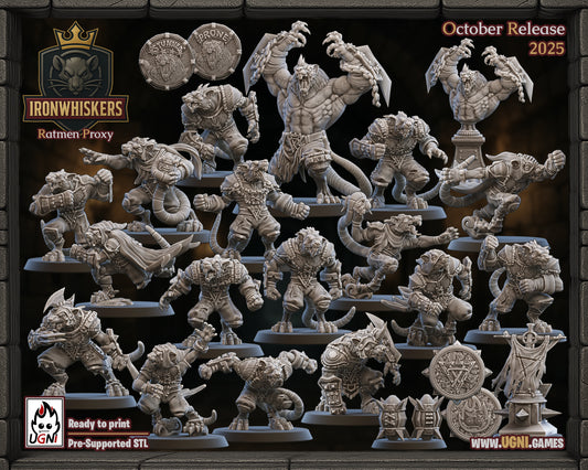IronWhisker – Skaven – High Quality Miniatures for Fantasy Football Game – Ugni Miniatures
