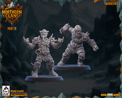 Northern Clans – Norse Fantasy Football Team High Quality Resin Miniatures – UGNI Miniatures
