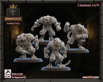 IronWhisker – Skaven – High Quality Miniatures for Fantasy Football Game – Ugni Miniatures