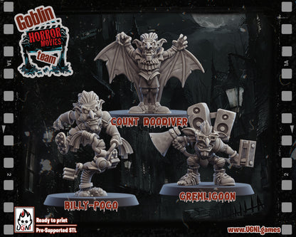 Cinematic Horror Movie Goblin Team Fantasy Football UGNI Miniatures