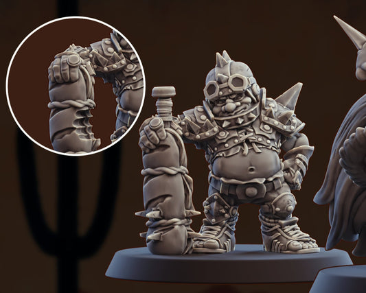 Los Lunchadores Halfling Blitzer Star Player Blood Fantasy Football Bowl Ugni Miniatures