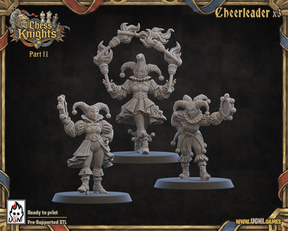 Chess Knights - Bretons team for Fantasy Football Tabletop Game Ugni miniatures - TheMajorLab