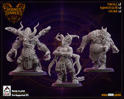Chaos Team ⚜️Horned Sinners Fantasy Football UGNI Miniatures