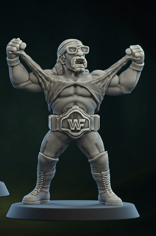 Hulk Hogan Star Player for Fantasy Football Miniature game Ugni Miniatures