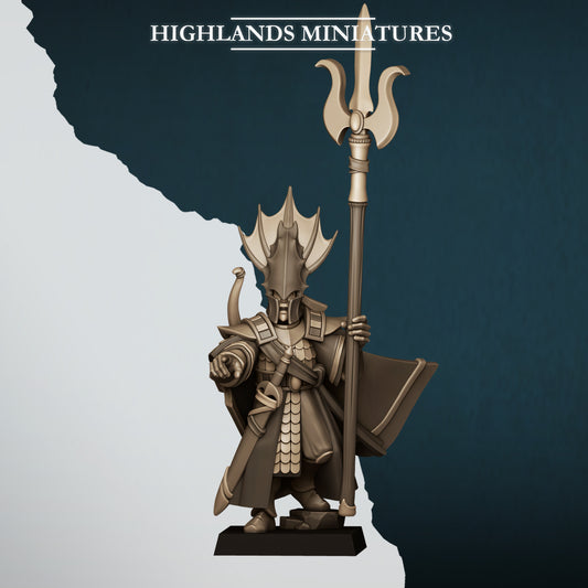High Elves Sea Lord- Aegean Heroes  - Highlands Miniature