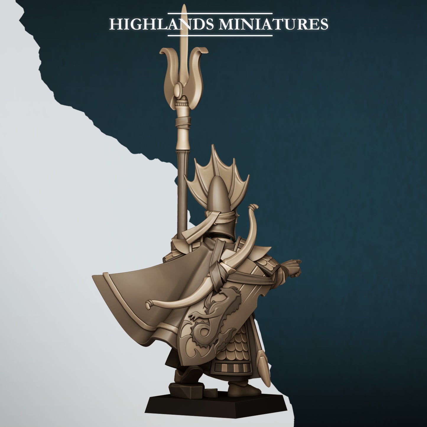 High Elves Sea Lord- Aegean Heroes  - Highlands Miniature