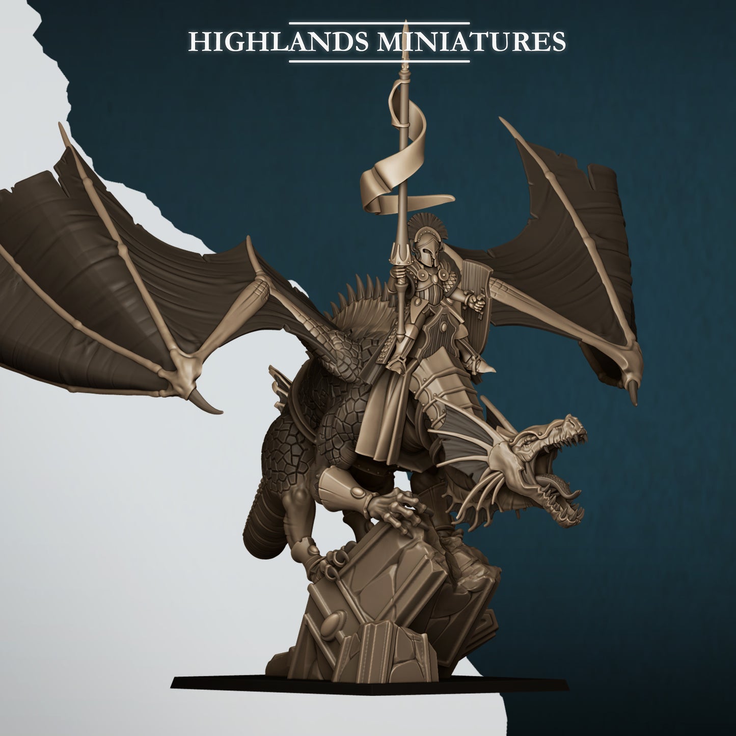 Aegean Dragon - Aegean Heroes - High Elves - Highlands Miniature