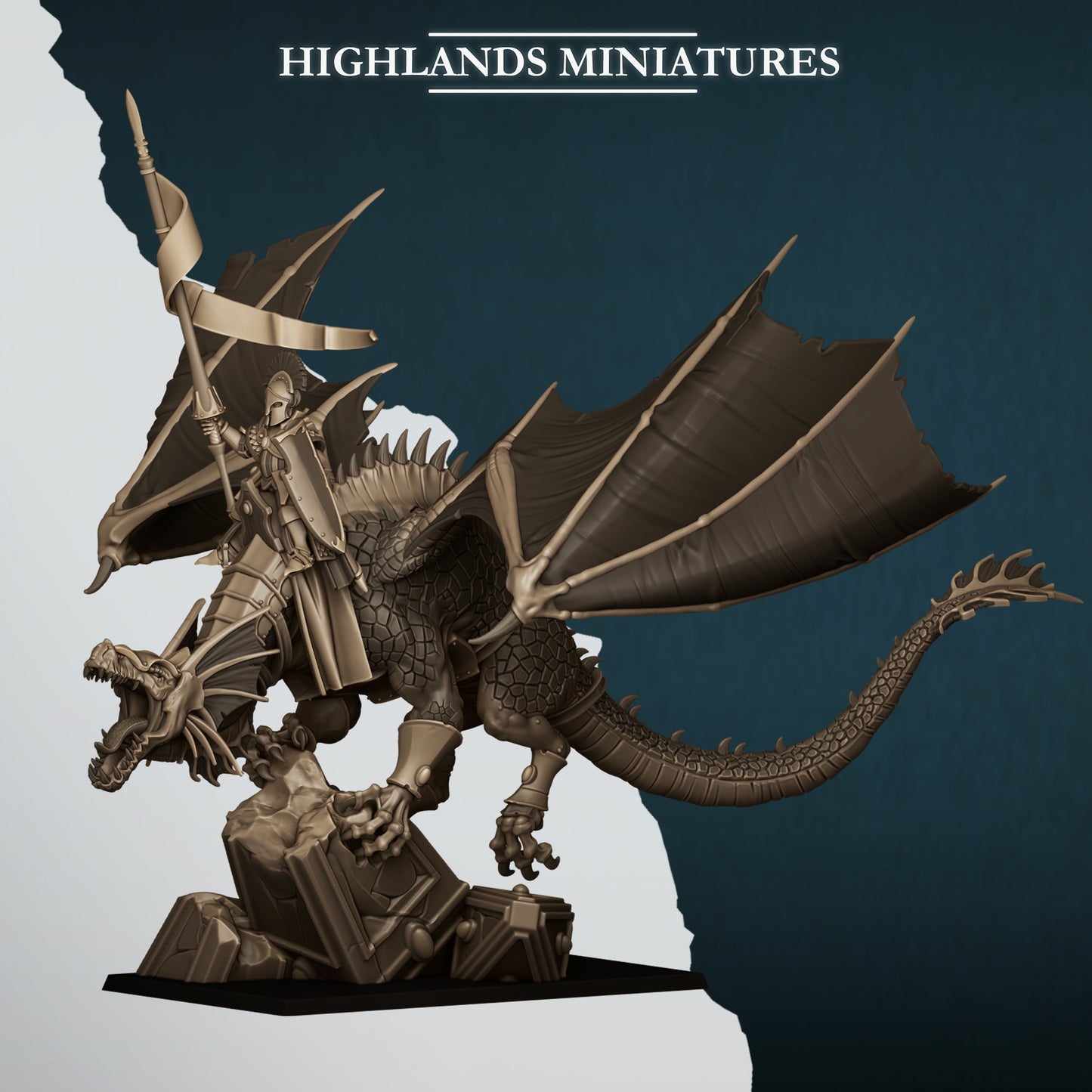 Aegean Dragon - Aegean Heroes - High Elves - Highlands Miniature
