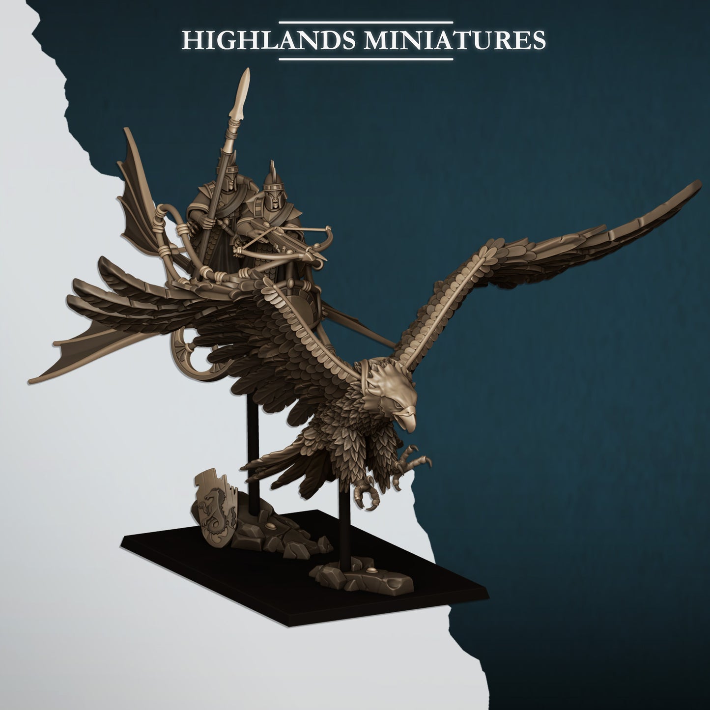 High Elves Sea Ballista with Eagle - Aegean Heroes  - Highlands Miniature